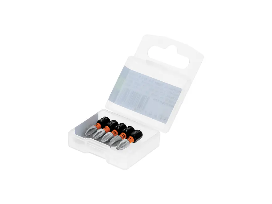 Estuche con 5 Puntas de Impacto Truper 103022, Phillips PH2, 1
