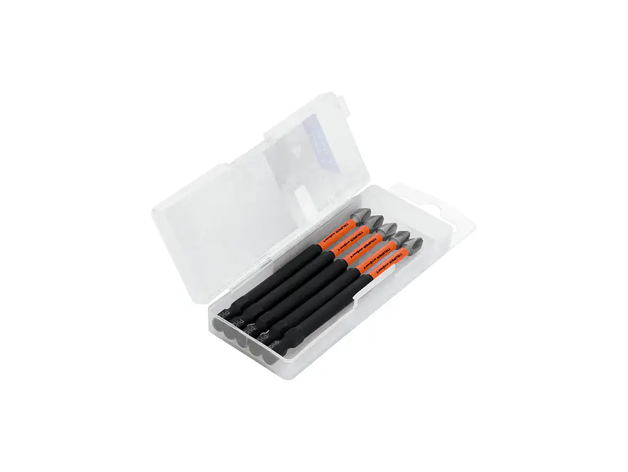 Estuche con 5 Puntas de Impacto Truper 103026, Phillips PH2, 4