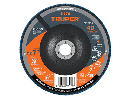 Disco Laminado Zirc Truper 11676, 7