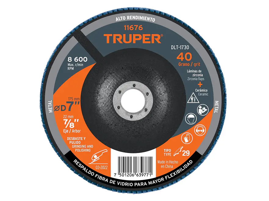 Disco Laminado Zirc Truper 11676, 7