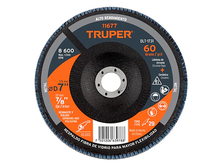 Disco Laminado Zirc Truper 11677, 7