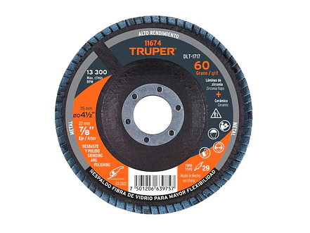 Disco Laminado Truper 11674, 4-1/2