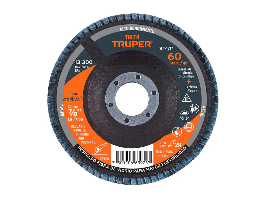 Disco Laminado Truper 11674, 4-1/2