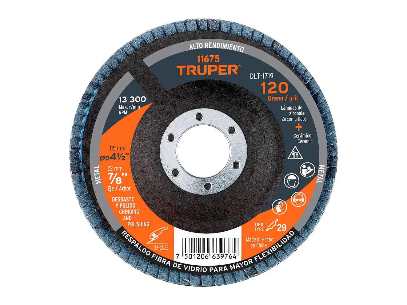 Disco Laminado Truper 11675, 4-1/2