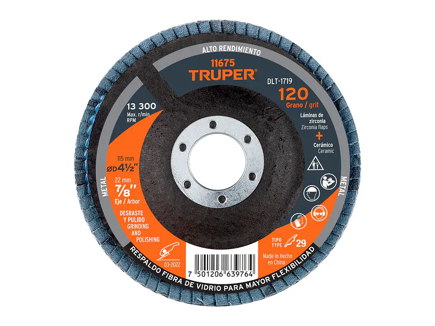 Disco Laminado Truper 11675, 4-1/2