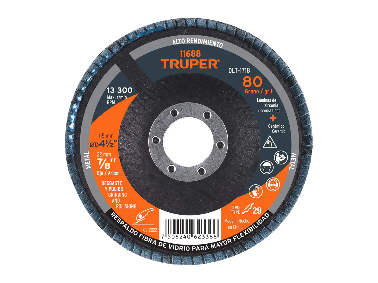 Disco Laminado Truper 11688, de 4-1/2