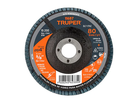 Disco Laminado Truper 11687, de 4