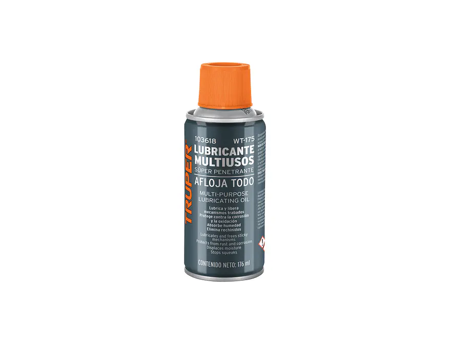 Lubricante Multiusos en Aerosol Truper 103618, 176 ml (6 oz) - Envío a todo Colombia | aztools.co