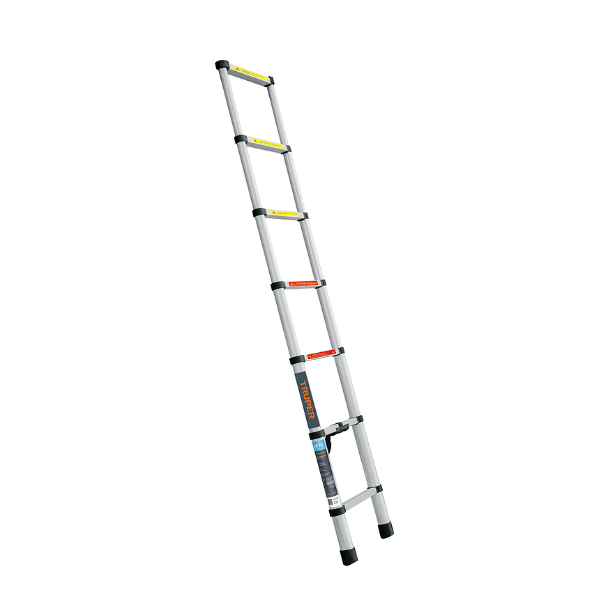 Escalera Telescópica Truper 101903, 7 Peldaños, Capacidad 100 kg 1