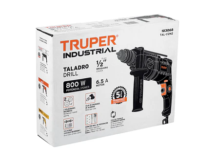 Taladro Industrial Truper 103068, 1/2