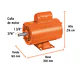 Motor Eléctrico Monofásico Truper 102310, 3/4 HP, Alta Velocidad - Miniatura 4 | aztools.co