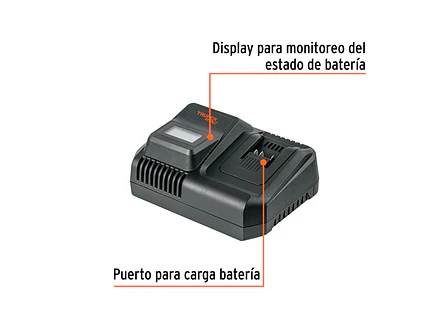 Cargador Rápido de Baterías de Ion Litio Truper 104018, 20 V - Foto 2 | aztools.co