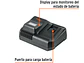 Cargador Rápido de Baterías de Ion Litio Truper 104018, 20 V - Miniatura 2 | aztools.co