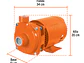 Bomba Centrífuga para Agua Truper 100431, 1/2 HP - Miniatura 2 | aztools.co