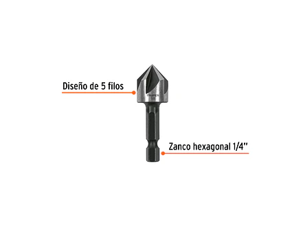 Avellanador para Metal Truper 102381, 5/8