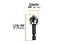 Avellanador para Metal Truper 102381, 5/8