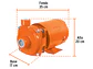 Bomba Centrífuga para Agua Truper 100432, 3/4 HP - Miniatura 2 | aztools.co