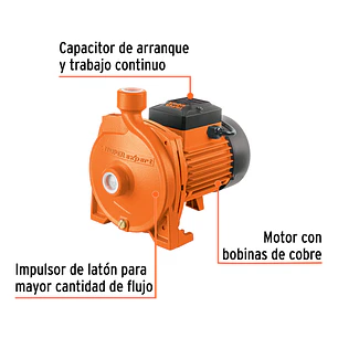 Bomba Centrífuga para Agua Truper 10072, 1/2 HP, Europea