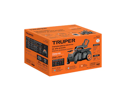 Hidrolavadora Eléctrica Horizontal Truper 103770, 1500 PSI - Foto 6 | aztools.co