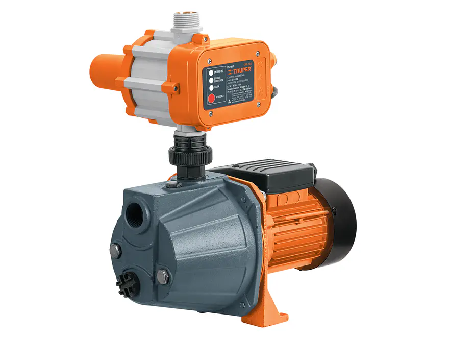 Bomba Presurizadora Jet Truper PRE-1/2 102856 1/2 HP 30m Altura con Control Automático 110V - Foto 1 | aztools.co