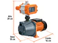 Bomba Presurizadora Jet Truper PRE-1/2 102856 1/2 HP 30m Altura con Control Automático 110V - Miniatura 3 | aztools.co