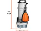 Bomba Sumergible Truper 15001, 1/2HP, Cuerpo de Aluminio - Miniatura 3 | aztools.co
