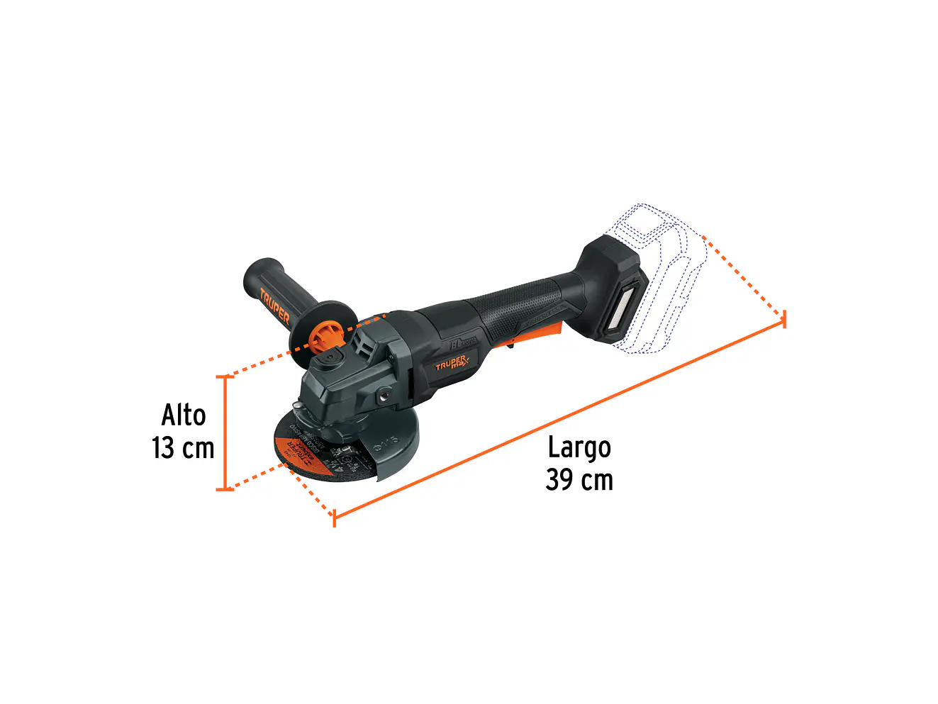 Pulidora Truper 103640, 4-1/2