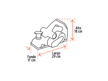 Cepillo Eléctrico Industrial Truper 102800, 3-1/4