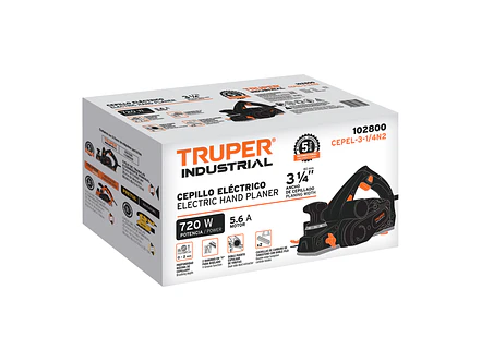 Cepillo Eléctrico Industrial Truper 102800, 3-1/4