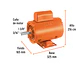 Motor Eléctrico Monofásico Truper 102301, 1/4 HP, Baja Velocidad - Miniatura 2 | aztools.co