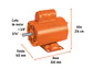 Motor Eléctrico Monofásico Truper 102308, 1/4 HP, Alta Velocidad - Miniatura 2 | aztools.co