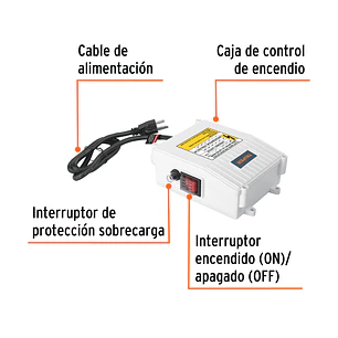 Caja de Control para Bomba Tipo Bala Truper 102708, de 1-1/2 HP