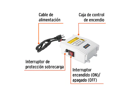 Caja de Control para Bomba Tipo Bala Truper 102708, de 1-1/2 HP - Foto 2 | aztools.co