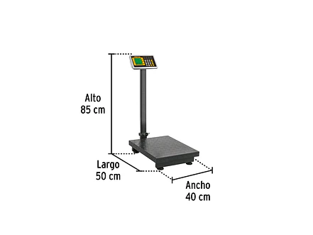Báscula Electrónica de Plataforma Pretul 28462, Plegable, 200 kg - Foto 3 | aztools.co