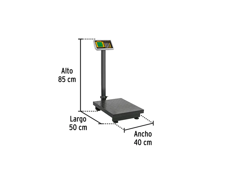 Báscula Electrónica de Plataforma Pretul 28462, Plegable, 200 kg - Foto 3 | aztools.co