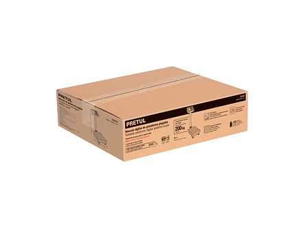Báscula Electrónica de Plataforma Pretul 28462, Plegable, 200 kg - Foto 4 | aztools.co