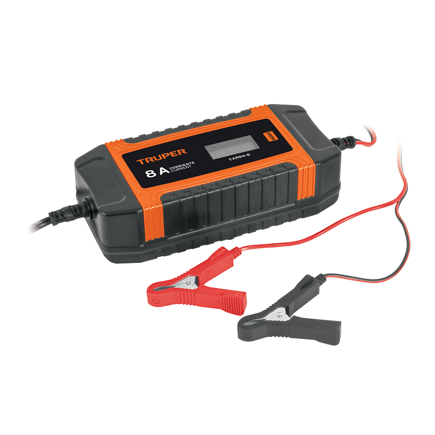 Cargador y Mantenedor Automático Truper 104010, 8 A, 12V y 24V - Foto 1 | aztools.co