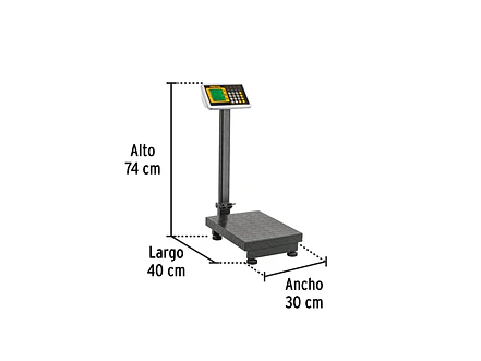 Báscula Electrónica de Plataforma Pretul 28461, Plegable, 100 kg - Foto 3 | aztools.co