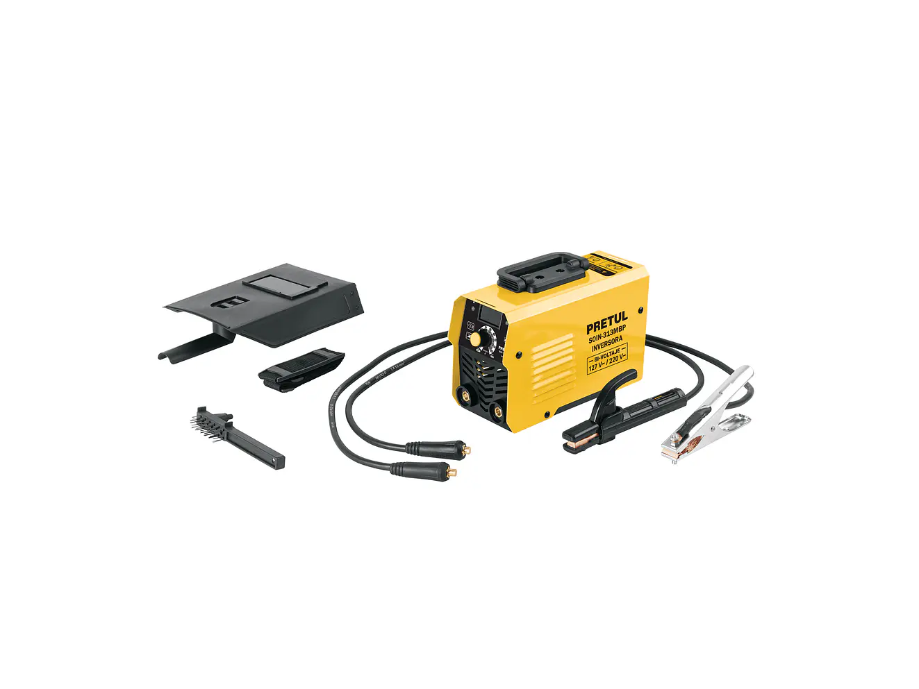 Mini Soldadora Inversora Pretul 29019, Serie 300, Bi-Voltaje, 130A - Foto 1 | aztools.co