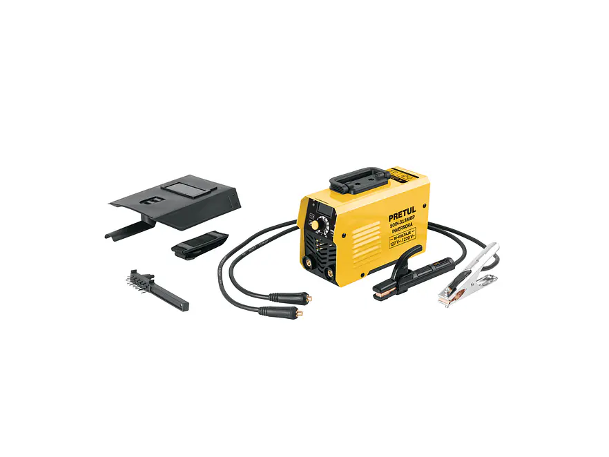 Mini Soldadora Inversora Pretul 29019, Serie 300, Bi-Voltaje, 130A - Foto 1 | aztools.co