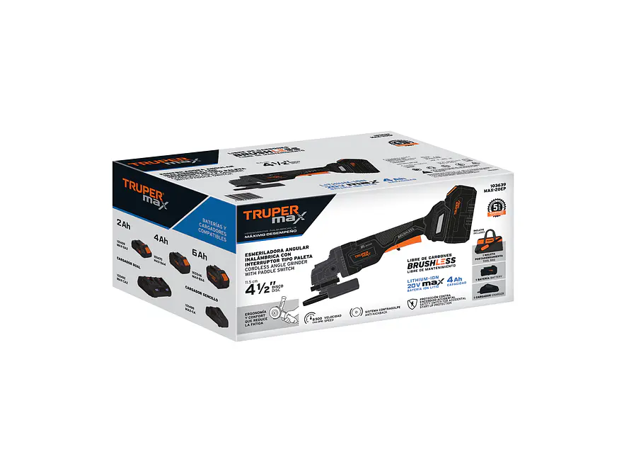 Pulidora Truper 103639 MAX-20EP 4-1/2