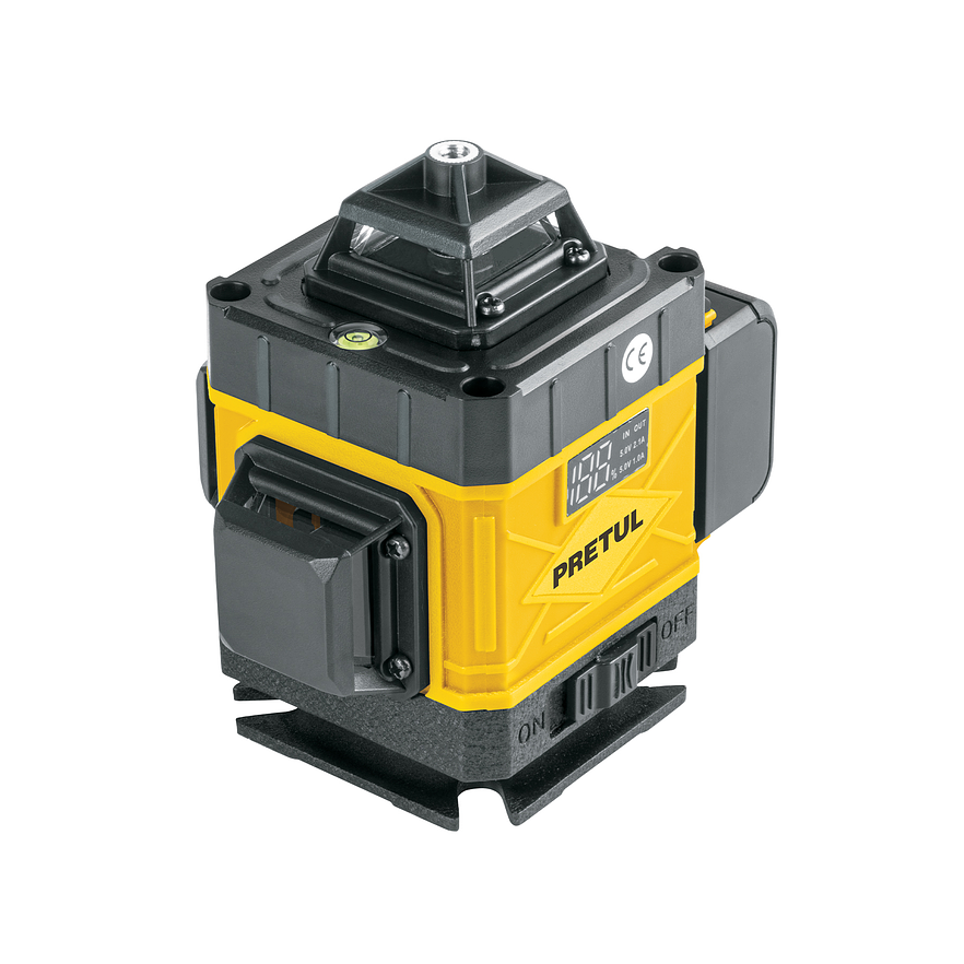 Nivel Láser Verde Pretul 29924, 16 Líneas, Recargable, Alcance 25m 1