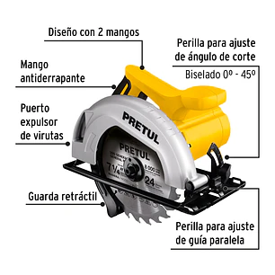 Sierra Circular Pretul 27098, 7-1/4