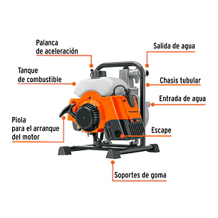 Motobomba Autocebante Truper 103926, 1