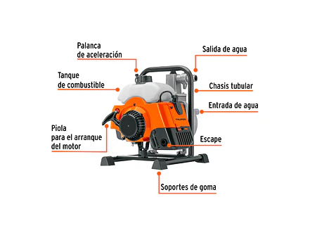 Motobomba Autocebante Truper 103926, 1