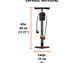 Bomba Manual para Inflar Truper 103614, con Manómetro, 120 PSI - Miniatura 2 | aztools.co