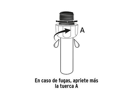 Acople Plástico Truper 103060, 1/2