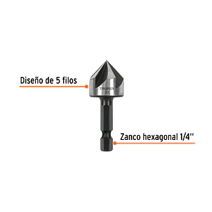 Avellanador para Metal Truper 102382, 3/4