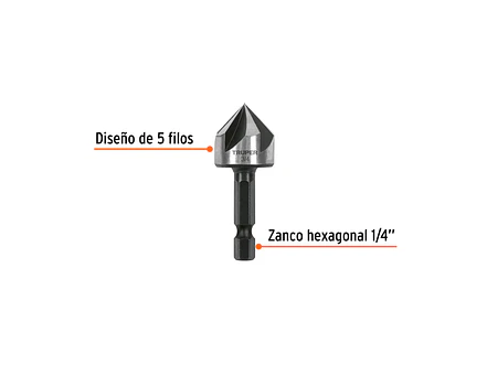 Avellanador para Metal Truper 102382, 3/4