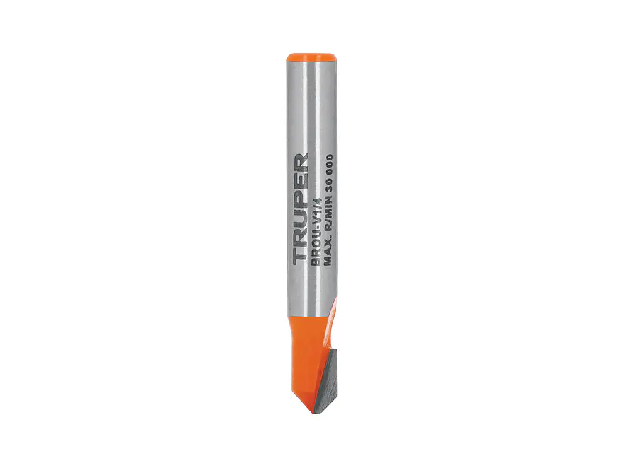 Fresa para Ruteadora Truper 102718, Corte en 